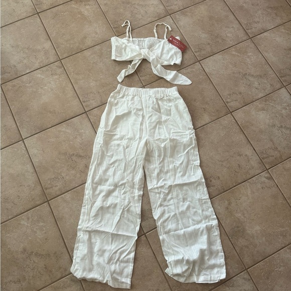 SHEIN white boho set Sz S - Picture 2 of 4